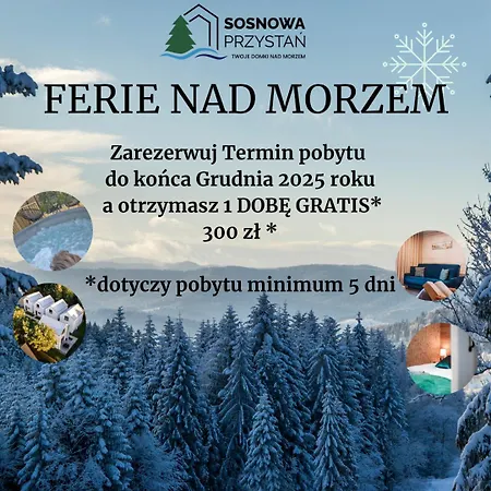 Sosnowa Przystan Z Jacuzzi W Rozewiu -